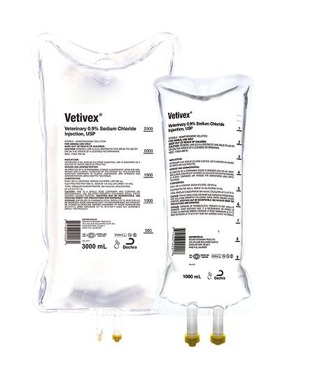 Vetivex® Veterinary 0.9% Sodium Chloride Injection, USP