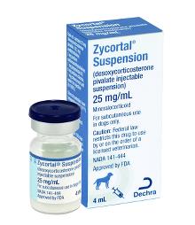 ZYCORTAL® Suspension (desoxycorticosterone pivalate injectable suspension) 25 mg/ml